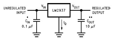 LM2937E-3.3, Стабилизатор напряжения c нагрузочной способностью 400мА и 500мА